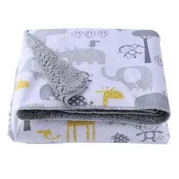 

Winter Baby Blanket Thermal Coral Fleece Blanket Infant Bebe Swaddle Nap Receiving Stroller Wrap For Kids Baby Bedding Blankets