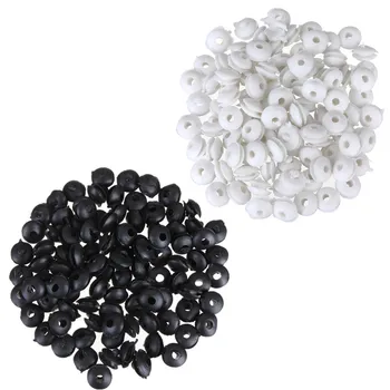 

100pcs Grommets Blakc White Rubber Wiring Grommets Ring Cable Double-sided coil O-ring Seal ring