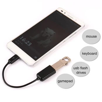 

1pc Portable Micro OTG Adapter USB Male To USB Female Converter High Quality for Samsung S10 S10+ Xiaomi Mi 9