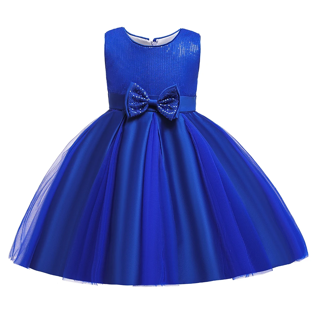 Girls Birthday Dress Kids Dresses For Girls Clothing Party Tutu Dress Sequin Gown Bow Princess Dress 3-10 Years Vestidos