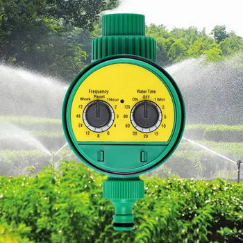 

HHO-2Pcs Automatic Garden Watering Timer Ball Valve Controller System with Electronic LCD Display Home Garden Irrigation Control