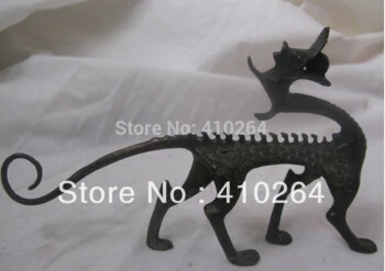 

free shipping beautiful collections good luck "Green dragon" bronze statue