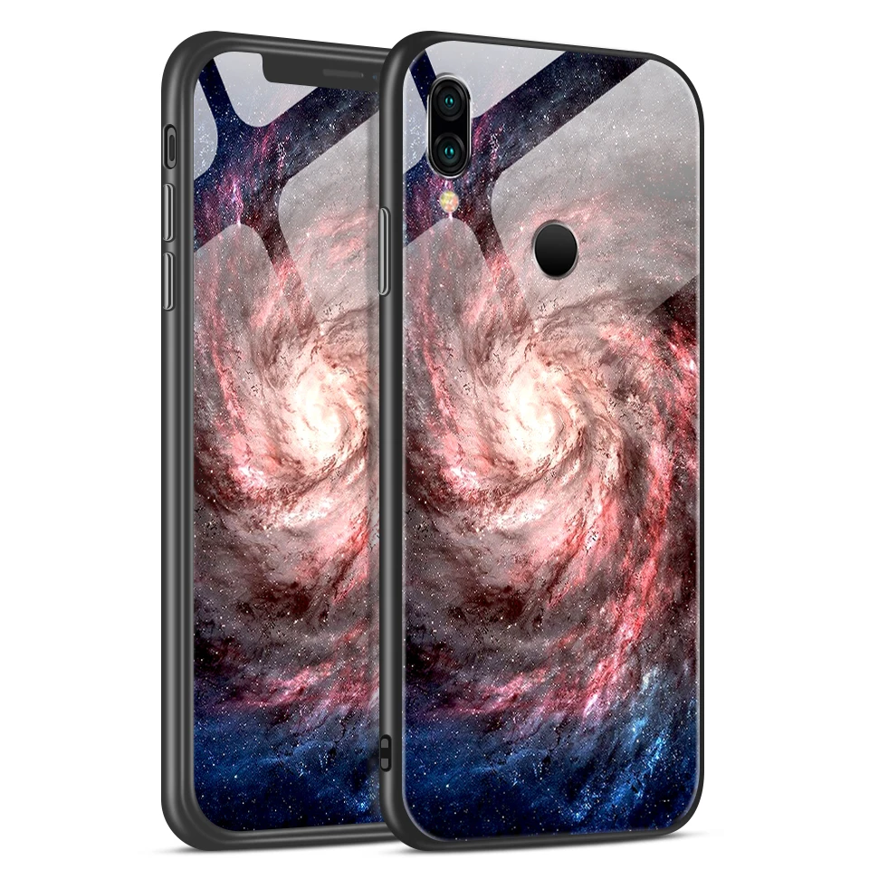 W367 Для Xiaomi Redmi Note 6 ударопрочный модный TPU закаленное Стекло мягкие edge чехол для телефона чехол-накладка для Redmi Note 7 роскошный защитный чехол-раковина - Цвет: W367