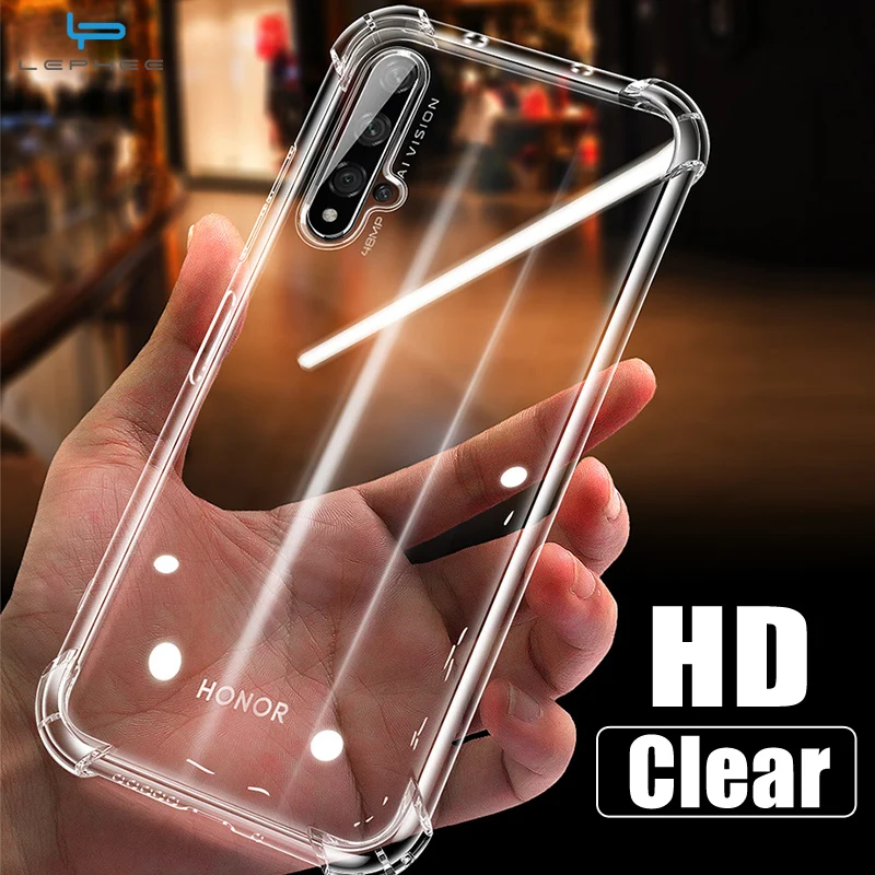 

For huawei honor 20 Case Honor20 Pro Cover Silicone Shockproof Honor 10 9 Lite 10i 20i View 20 Nova 5t 3 3i 5i Pro 7A 9X 8X Case