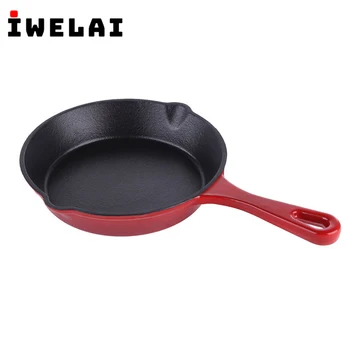 

IWELAI 19CM Enamel Pan Baby Breakfast Milk Coffee Coffee Pot Cookware Kitchen Pan Gas Stove Induction Cooker Pan