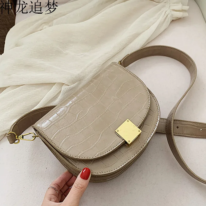 

Female Alligator Small Leather Crossbody Bag For Women 2020 Luxury Handbag Designer Sac A Main Ladie Hand Shoulder Messenger Bag