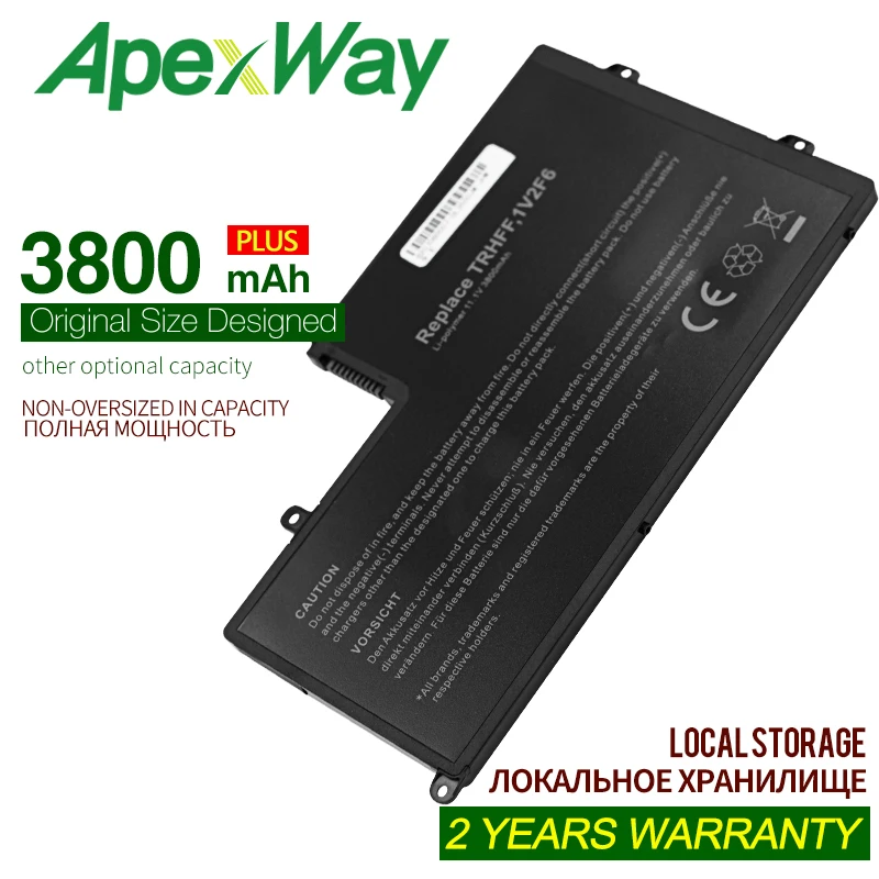 ApexWay 11,1 В 3800 мАч аккумулятор для ноутбука Latitude 14 3450 15 3550 3450 3550 TRHFF 1V2F6 0PD19 01V2F 01V2F6 0DFVYN 58DP 5MD4V