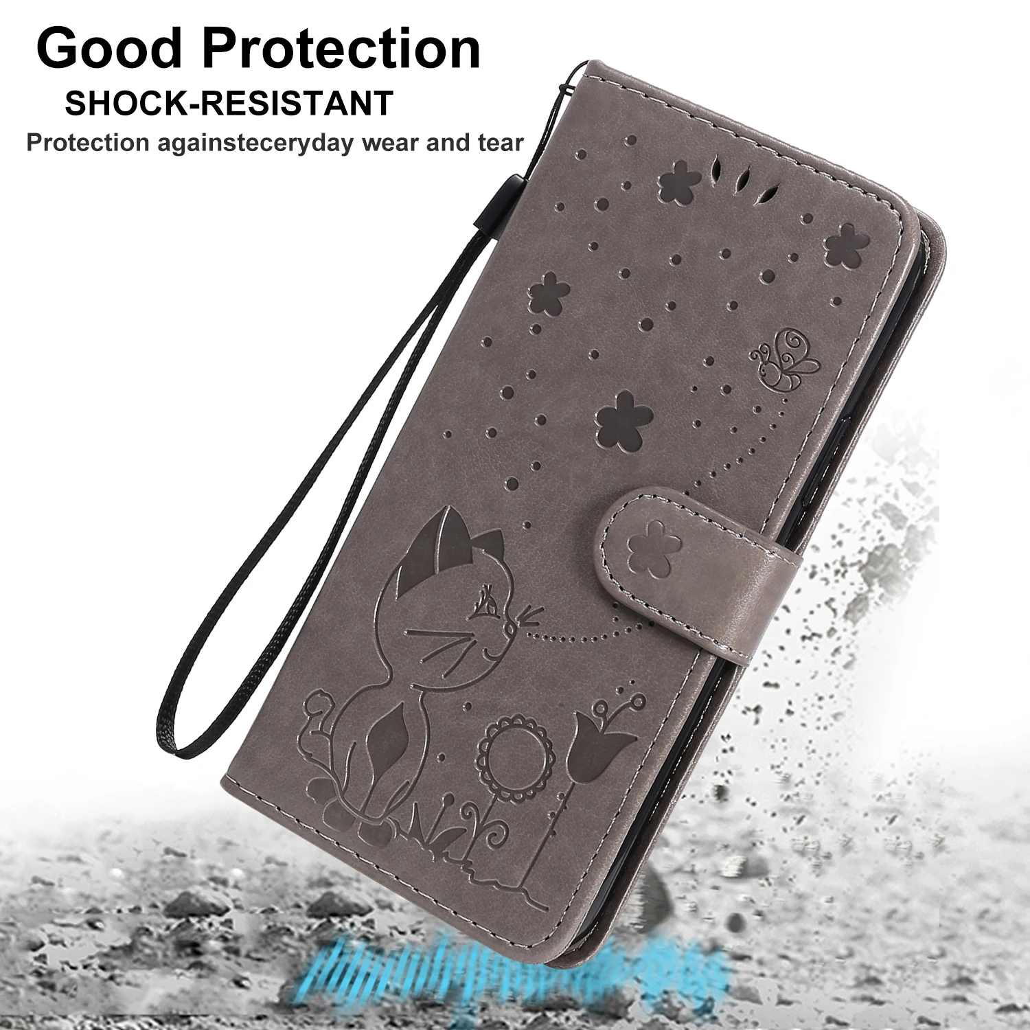 For Xiaomi Redmi 9A Case PU Leather Magnetic Flip Phone Case on sFor Funda  Xiaomi Redmi