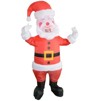 

2020 New Drop Shop. Inflatable Santa Claus Cosplay Costume Adults Christmas Party Blowup Outfits