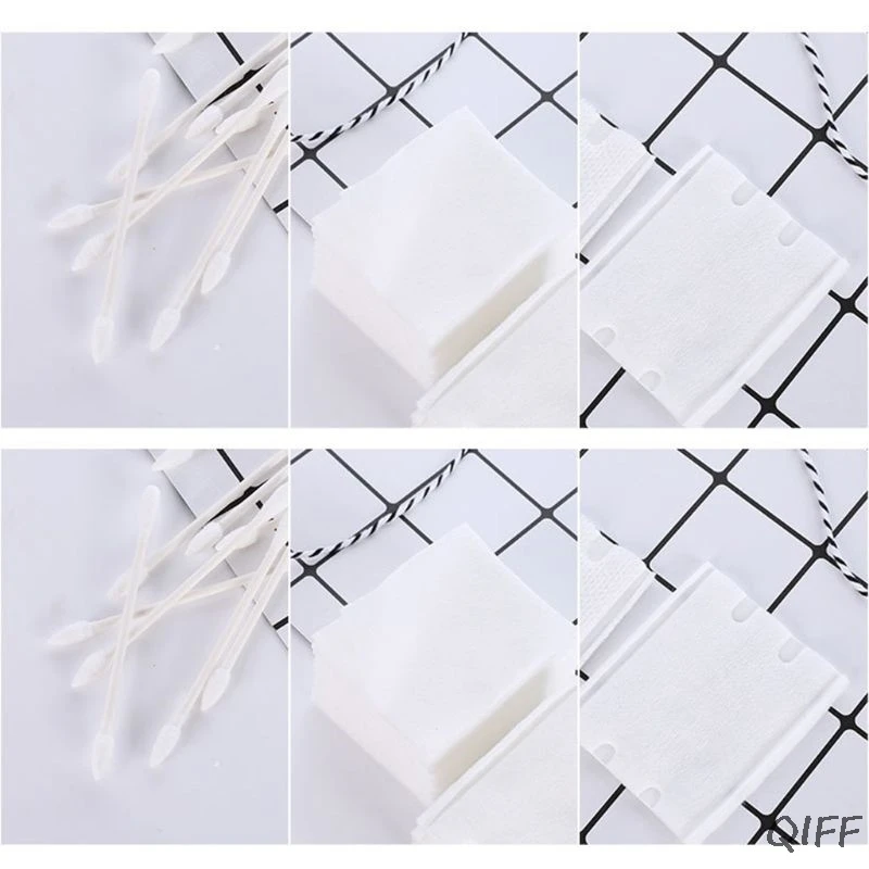 3 в 1 портативный тонкий уплотненный ватный тампон набор для снятия макияжа сжатое нетканое полотенце для лица мочалка с Чехол