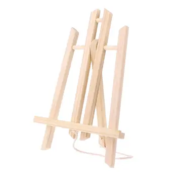 

Wood Easel Advertisement Exhibition Display Shelf Holder Studio Painting Stand