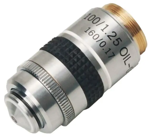 Научный микроскоп Darkfield obobjective 100X/1,25 160/0. 17 масляный план Darkfield obobjective с Diaphragm-RMS4 ириса/5''X1/36''