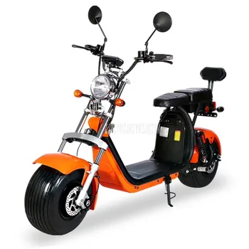 

75km Max Mileage Double Person Electric Scooter Vehicle 16 Inch Wheel Hub Adult Instead Of Walking Electric Motorcycle