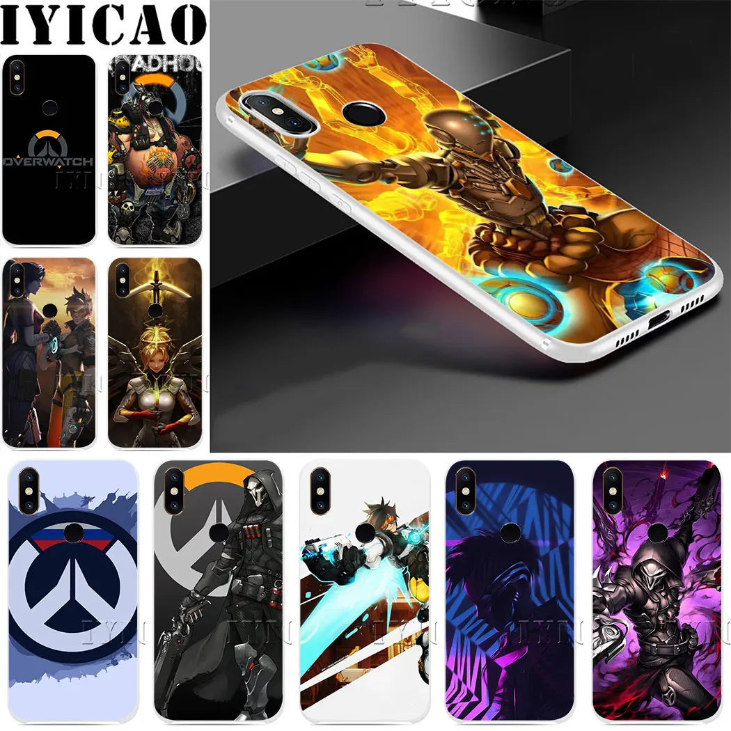 Жесткий чехол overwatch для Redmi 8A 6A 4A S2 Note 7 3 4 4X6 5 Pro 5A Prime Plus Go|Чехлы-накладки| |