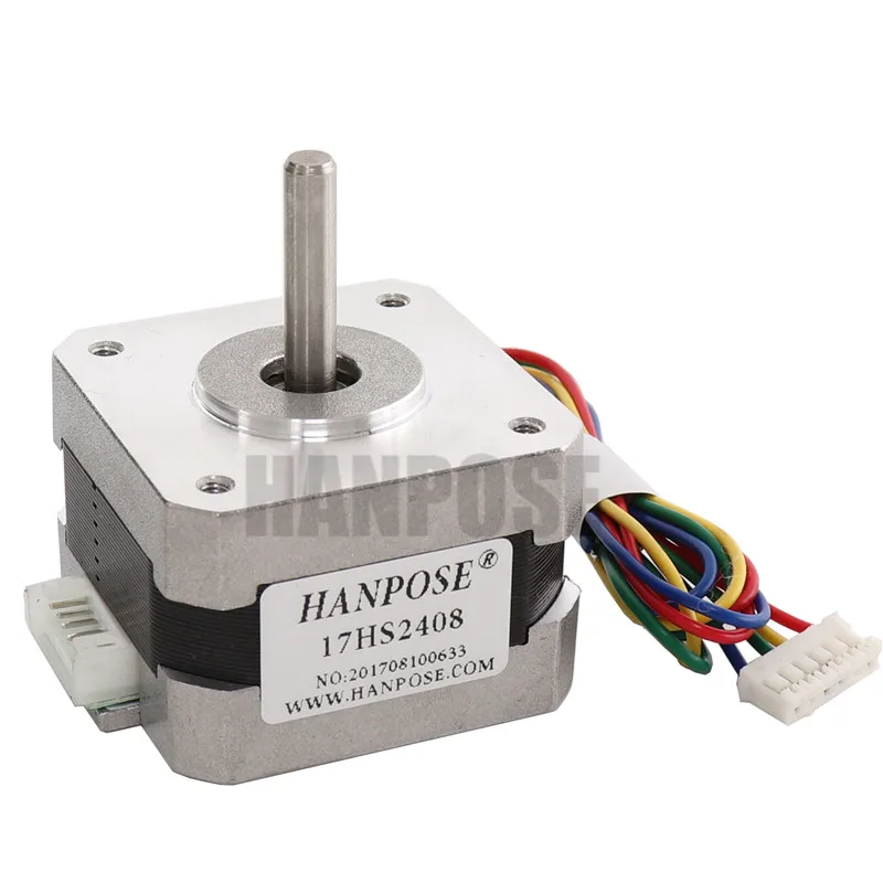 Шаговый двигатель Nema 17 17HS2408 4 lead 42 Series Motor 0.6A CE ROSH ISO CNC лазерный измельчитель пены