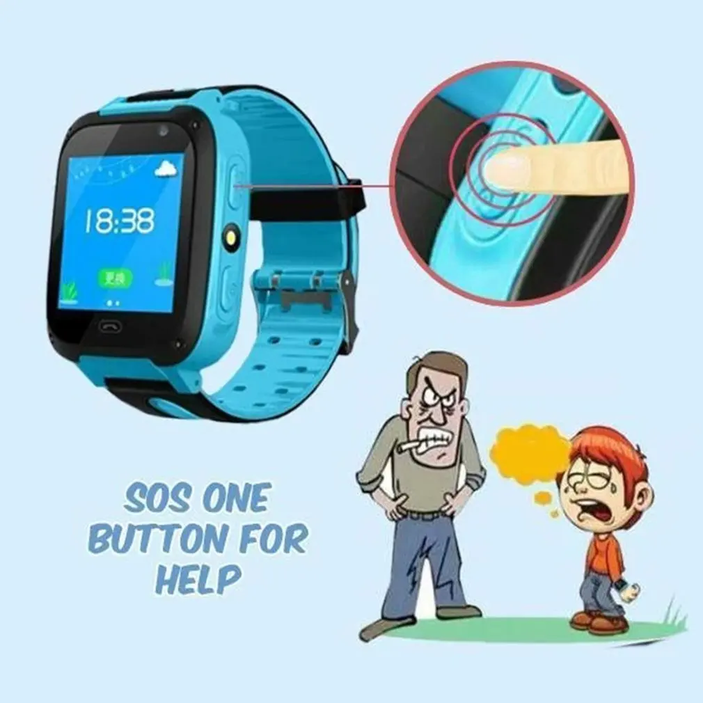 

1.44inches Kids Children Safe Monitor Clock Baby Flashlight Smart Watch with Camera Remote SOS Call Smartwatch HOT