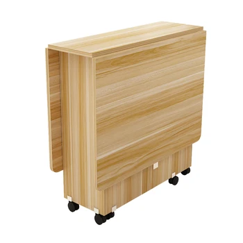 

Folding table uses small-sized rectangular, simple and easy-to-use telescopic movable table for eating.