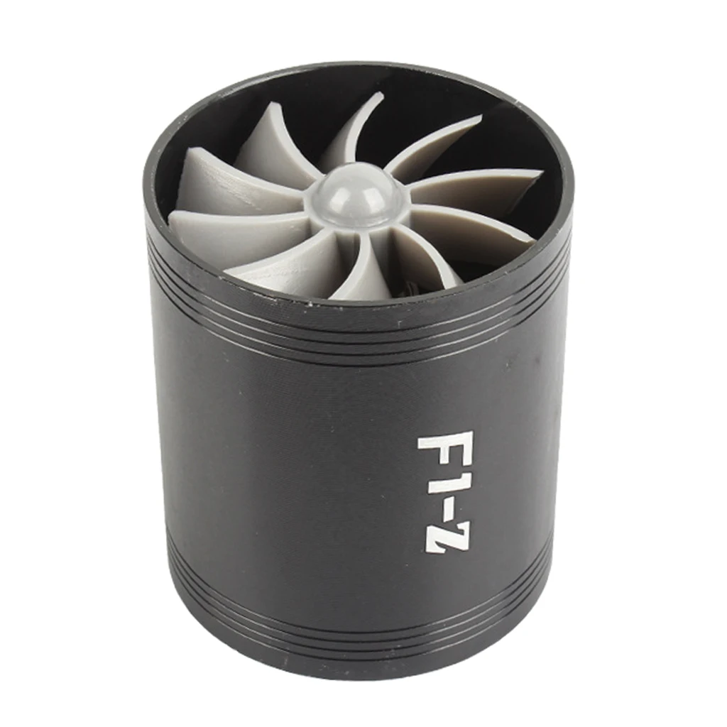 Universal Car Turbocharger Twin Fan Super Charger Turbo Easy installation