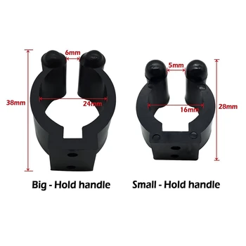 BEST PROMO ❤️ 12 Pieces Regular Fishing Pole Rod Holder Storage Clips Rack 2 Style & 6 Pcs Each Style- Big for Hold Handle, Small for Hold You - discount item 33% OFF Sports & Entertainment
