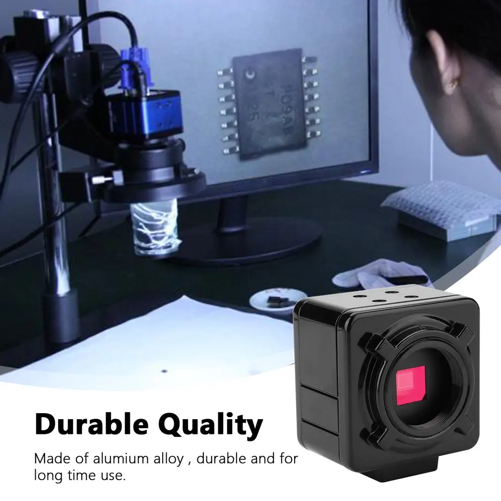 USB 2,0 HD 2MP CCD CMOS C/CS-Mount микроскоп промышленная камера с кабелем 100-240 в HDMI промышленный микроскоп камера