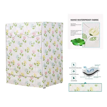 

Drum Cover with Flower Print in the Form Of a Bear Cover for Washing Machine At 8/9/10 KG Dedicated