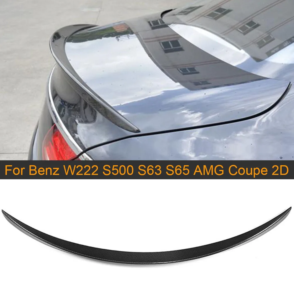 Carbon Fiber Car Rear Spoiler For Mercedes Benz S Class W222 S500 S63