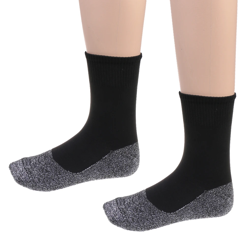 1 Pair Fibers Winter Thermal Middle Long Socks Resilient Running Practical Casual Super Soft Unique Comfort Warm Stockings