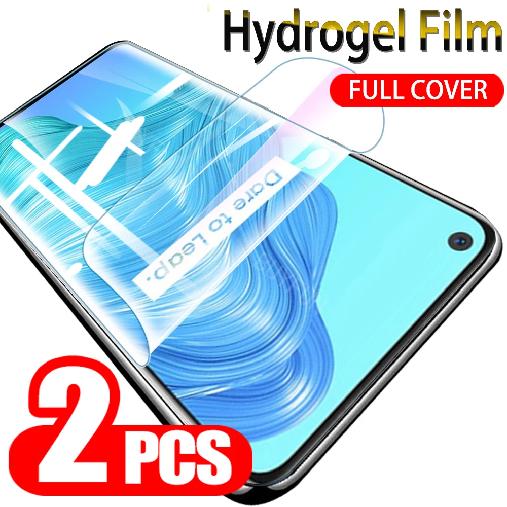 Защитное стекло для Oppo Realme 7 8 Pro пропитанная гелем пленка 5G 2 шт. | Мобильные