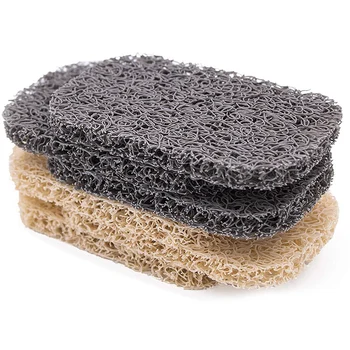 

Soap Saver Pads Soap Lift for Soap Dish Multi-Directional Bioplastic Efficient Draining 6 Piece Set