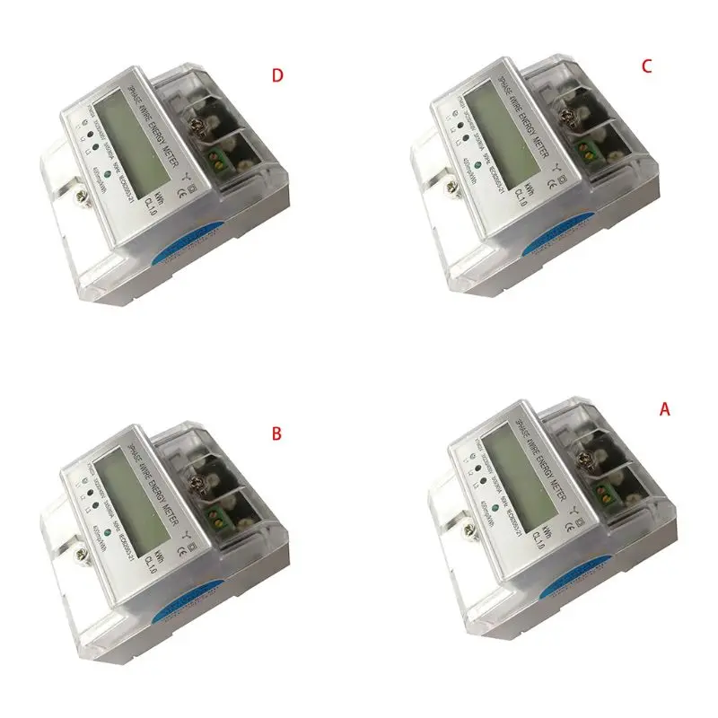 4P XTM024 DIN измеритель тока под током ЖК трехфазный интеллектуальный цифровой дисплей