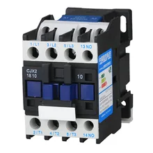 Контактор CJX2-1810 LC1 CA 18A 3 fases 3 футболки-поло грех бобина voltaje 380 V 220 V 110 V 36 V 24 V 50/60Hz RU carril Din 3 P+ 1NO ab