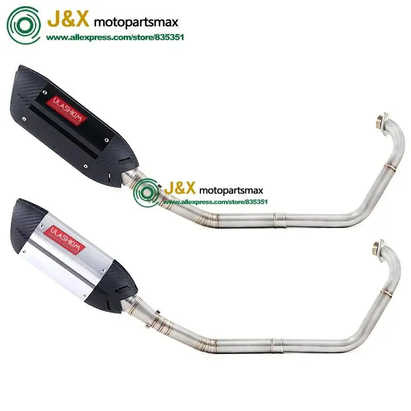 Полная выхлопная система мотоцикла Escape slip on для yamaha YZF R15 MT15 MT-15 2008- средняя труба глушителя DB-Killer
