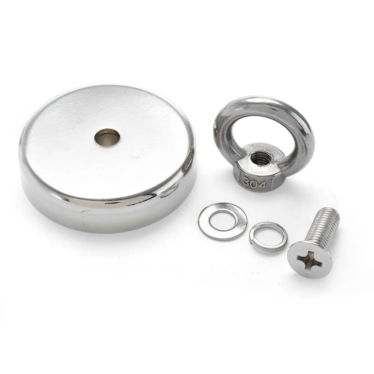 D120mm 600 кг сильный спасательный неодимовый магнит Глубокий морской спасательный магнит для рыбалки восстановление сокровища Охота магнитный крючок