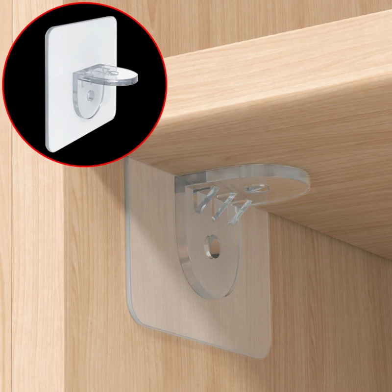 Nail-Free Adhesive Layer Support, Strong and Seamless Load-Bearing Support Rack, Wardrobe Layered Partitions, Punch-Free