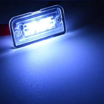 

2pcs Car LED License Plate Lights 6000K Exterior Replacement For Mercedes-Benz