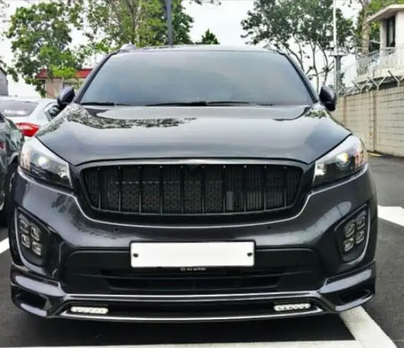 Высокое качество ABS краски автомобиля переднего бампера Гонки Грили решетка