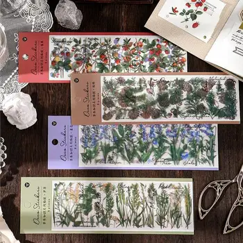 

"Summer Garden" Pack of 4 Split Masking Tape Washi Stickers Beautiful Scrapbooking Craft Decor Gift Wrap Paper Tapes