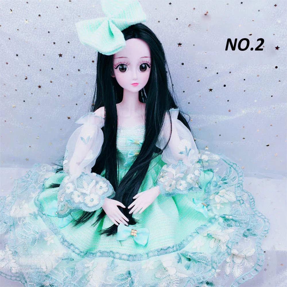 4D моделирование ресниц 20 подвижных суставов 60 см 1/3 BJD куклы Женские аксессуары женская кукла и модная игрушка для девочек подарок
