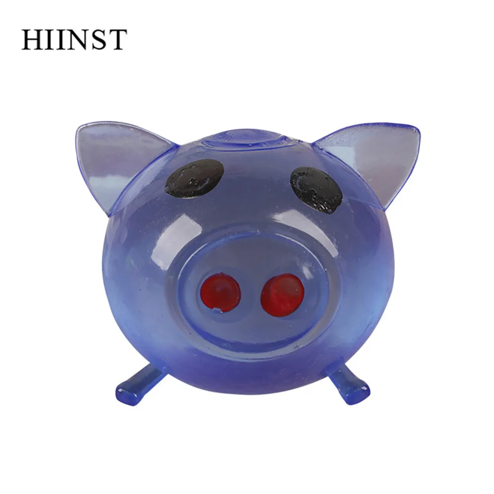 HIINST забавная игрушка для детей, сжимающая стресс, забавная игрушка 4 шт., мультяшная поросенок, водосборник, липкая свинья, игрушка для взрослых, снимает стресс, реалистичные игрушки
