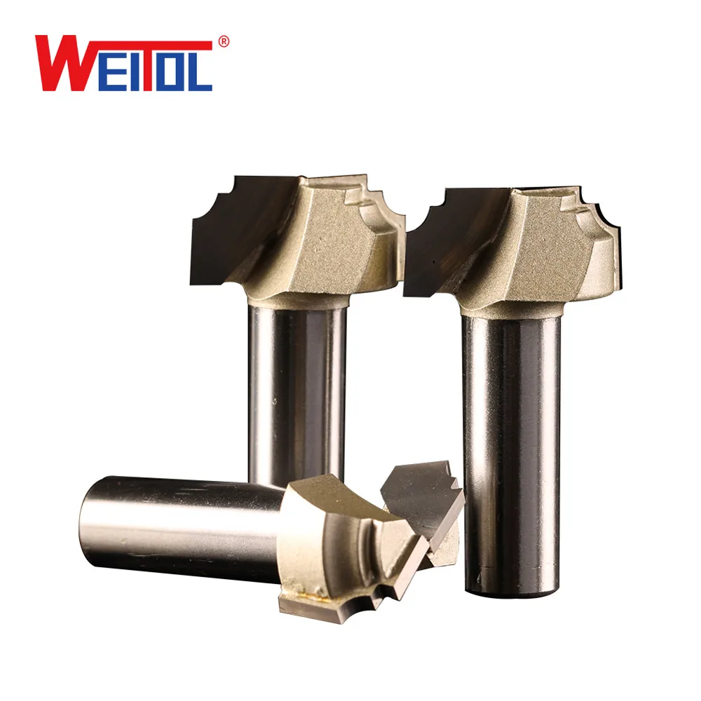 

WeiTol 1pcs Type 8 Classical Plunge Bit Woodworking Milling Cutter Router Bit Cutter Bit Milling Tools End Mill for Wood