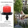 30-500PCS Adjustable 1/4 Irrigation Misting Dripper Sprinkler Emitter Micro Drip Garden Watering Tool Balcony Yard Greenhouse ► Photo 2/6