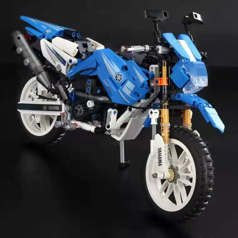 799 шт Technic Cruising подходит для мотоцикла технологические строительные блоки Мотор велосипед Кирпичи игрушки для детей отличный подарок DIY