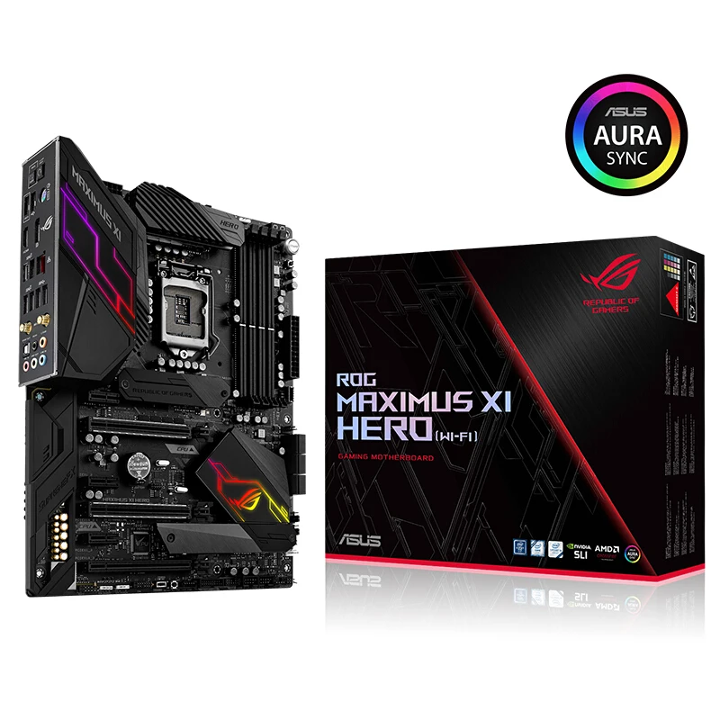 Новая оригинальная материнская плата для ASUS ROG Maximus XI Hero M11H DDR4 64 Гб USB2.0 USB3.0 USB3.1 Z390