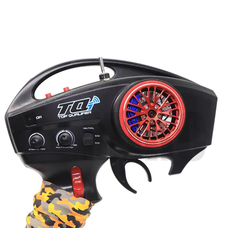 Roues RC 1/10 TRAXXAS 2.2/3.0 Noir/Rouge - Pneus Tout Terrain