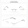 Tube Reading Glasses Portable Magnifier Reading Glasses Frameless Men Rimless 1.0 1.5 2.0 2.5 3.0 2