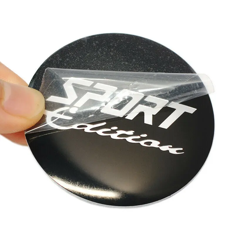 

4x 56mm Sport Edition Car Wheel Center Hub Caps Cover Emblems Decal Sticker