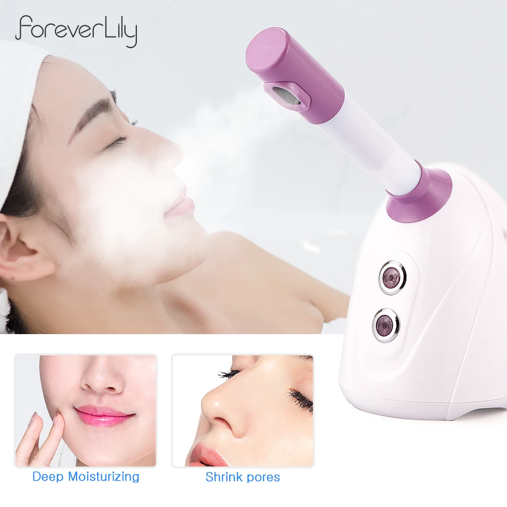 Face Steamer Ion Hot Nano Cold Fog Facial Steamer Nano Mist Sprayer Anti Acne Skin Mouisture