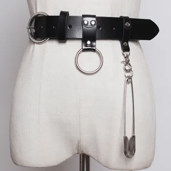 

DEAT 2020 Autumn Spring Fashion Concave Modeling Type Will Pin Modeling PU Patchwork Leather Belt Casual Women Belt AC83501