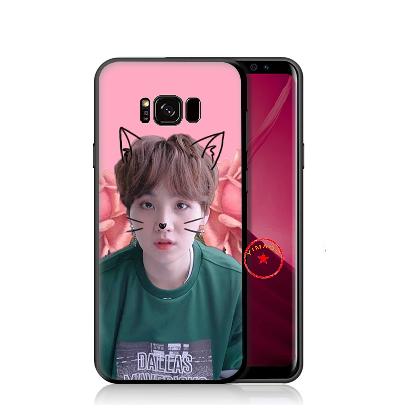 Мягкий силиконовый чехол Suga K Pop Min Yoongi K Pop для телефона samsung Galaxy A9 A8 A7 A6 Plus A5 A3 J6 - Цвет: 17