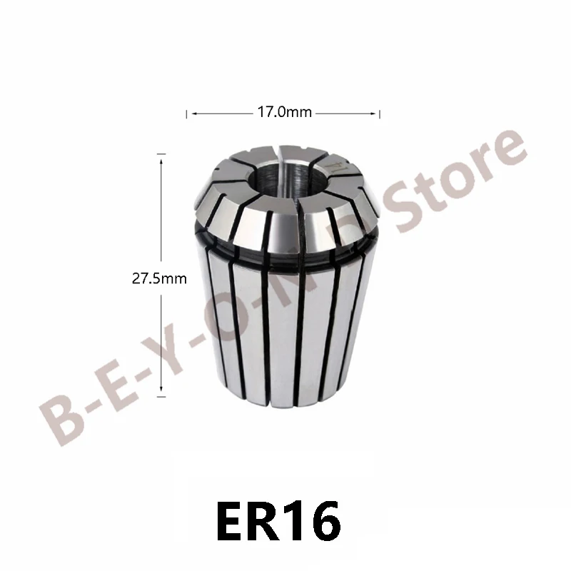 

BEYOND Spring Collet chuck Lathe Mill Tool ER16-1 2 3 4 5 6 7 8 9 10 11 12 1/8 1/4 Engraving Machine Spindle Motor CNC